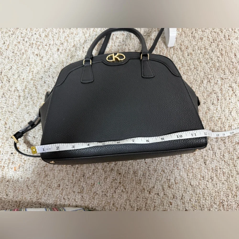 Kate Spade New York Kyla large satchel in black pebbled leather new with tag - Picture 8 of 9